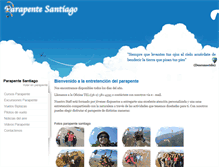 Tablet Screenshot of parapentesantiago.cl